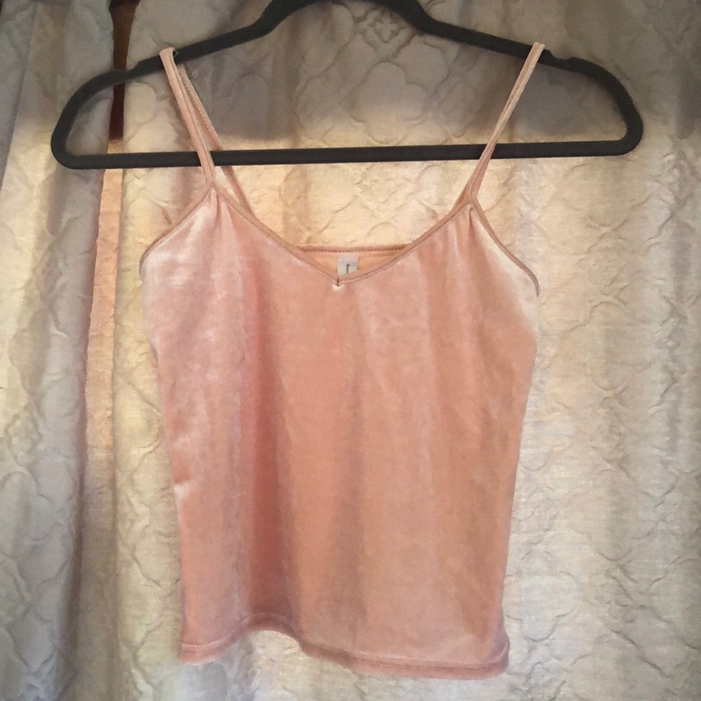 Velvet crop top